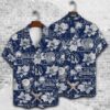 New York Yankees Hibiscus Pattern Vintage Hawaiian Shirt, MLB Hawaiian Shirt