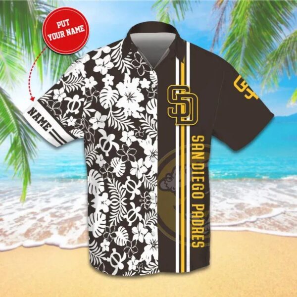 Personalized San Diego Padres Custom Hawaiian Shirt, MLB Hawaiian Shirt