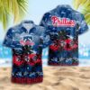 Philadelphia Phillies Hawaiian Shirt Trending Summer, Gift For Philadelphia Phillies Fan, MLB Hawaiian Shirt