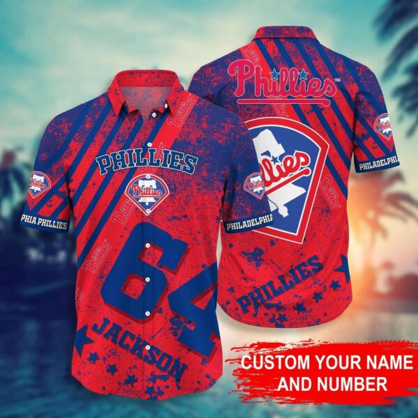Philadelphia Phillies MLB Custom Hawaiian Shirt, MLB Hawaiian Shirt