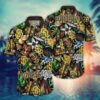 San Diego Padres MLB Team Logo And Name Tribal Pattern 3D Hawaiian Shirt, MLB Hawaiian Shirt