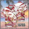 Custom Name MLB St. Louis Cardinals Red And White 3D Hawaiian Shirt, MLB Hawaiian Shirt