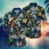 Seattle Mariners MLB Team Logo And Name Tribal Pattern 3D Hawaiian Shirt, MLB Hawaiian Shirt
