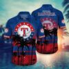 Texas Rangers Printed Hawaiian Shirt, MLB Hawaiian Shirt