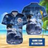 Custom Name MLB Toronto Blue Jays Tropical Beach Whale 3D Hawaiian Shirt, MLB Hawaiian Shirt