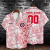Washington Nationals MLB Summer Pattern STM Custom Hawaiian Shirt, MLB Hawaiian Shirt