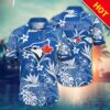 Toronto Blue Jays MLB Summer Flower Aloha Hawaii Shirt, MLB Hawaiian Shirt