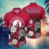 Alabama Crimson Tide Flower Hawaii Shirt For Fans, Summer Football Shirts, NCAA Hawaiian Shirt