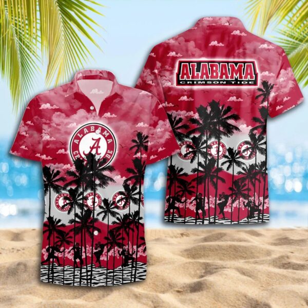 Alabama Crimson Tide Hawaiian Shirt Trending Summer, NCAA Hawaiian Shirt