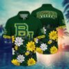 Baylor Bears Flower Hawaii Shirt For Fans, Summer Football Shirts, NCAA Hawaiian Shirt