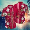 Boston College Eagles Flower Hawaii Shirt For Fans, Summer Football Shirts 1, NCAA Hawaiian Shirt