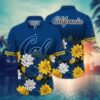 California Golden Bears Flower Hawaii Shirt For Fans, Summer Football Shirts, NCAA Hawaiian Shirt
