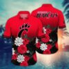 Cincinnati Bearcats Flower Hawaii Shirt For Fans, Summer Football Shirts 2, NCAA Hawaiian Shirt
