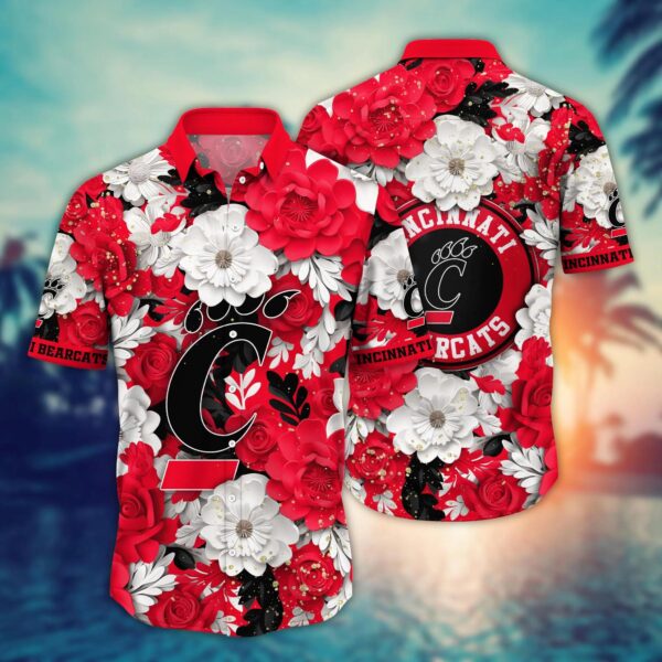 Cincinnati Bearcats NCAA Hawaiian Shirt, NCAA Hawaiian Shirt
