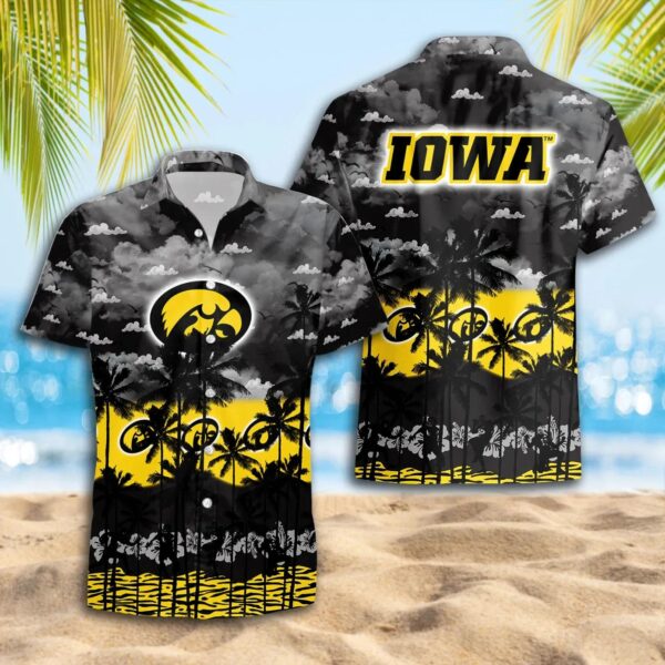 Iowa Hawkeyes Hawaiian Shirt Trending Summer, NCAA Hawaiian Shirt