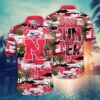 Nebraska Cornhuskers Flower Hawaiian Shirt, NCAA Hawaiian Shirt