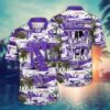 Northwestern Wildcats Flower Hawaii Shirt, NCAA Hawaiian Shirt