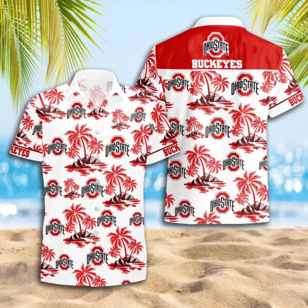 Ohio State Buckeyes Hawaii Shirt, NCAA Hawaiian Shirt