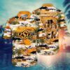 Oklahoma State Cowboys Flower Hawaii Shirt, NCAA Hawaiian Shirt