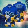 Pittsburgh Panthers Flower Hawaii Shirt For Fans, Summer Football Shirts, NCAA Hawaiian Shirt