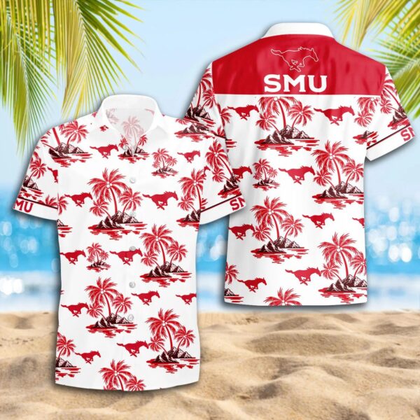 SMU Mustangs Hawaii Shirt, NCAA Hawaiian Shirt