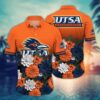 UTSA Roadrunners Flower Hawaii Shirt For Fans, Summer Football Shirts, NCAA Hawaiian Shirt