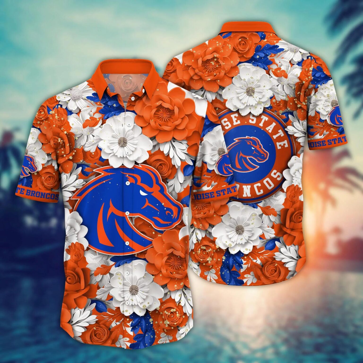 Boise State Broncos NCAA Hawaiian Shirt 4