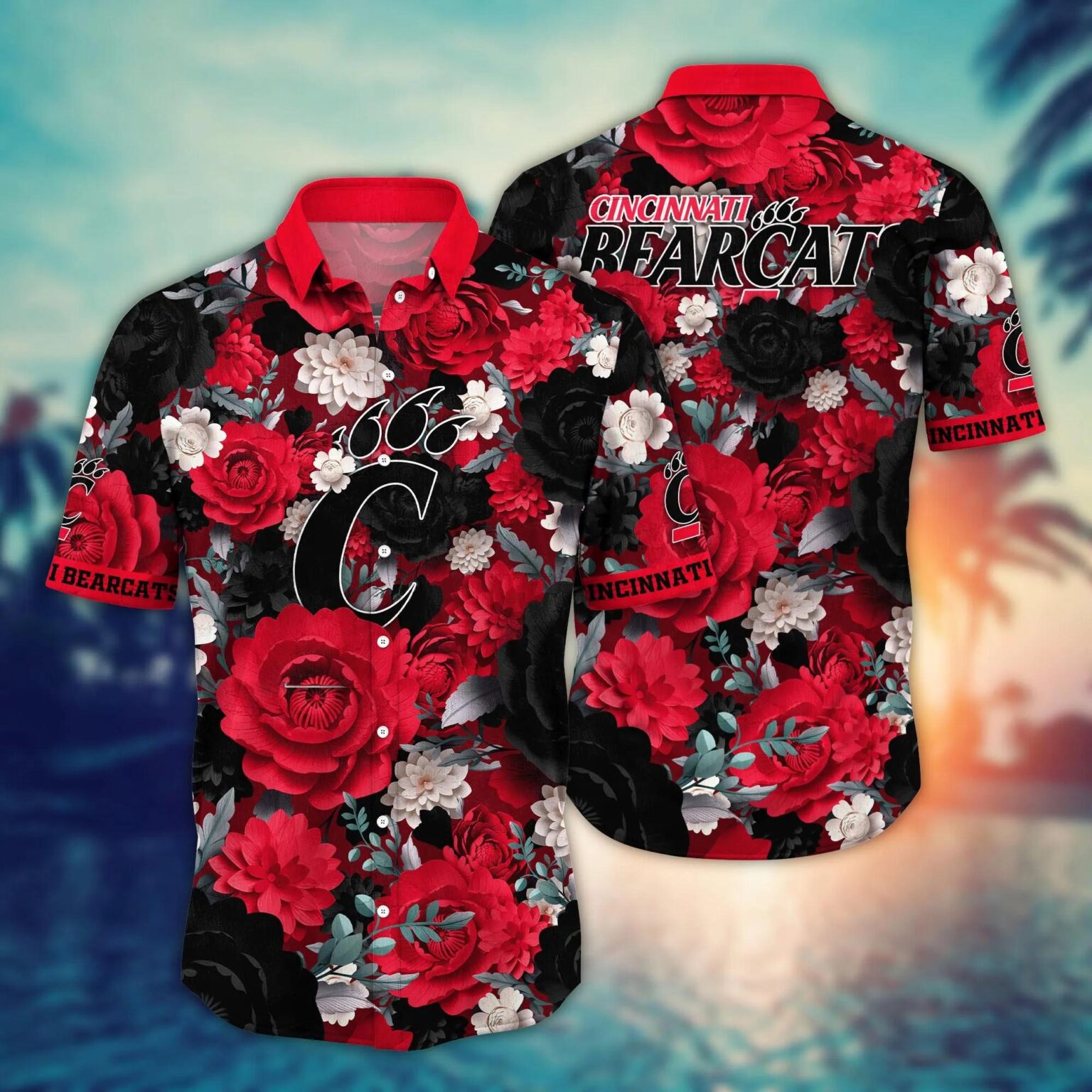 Cincinnati Bearcats NCAA Hawaiian Shirt 4 1