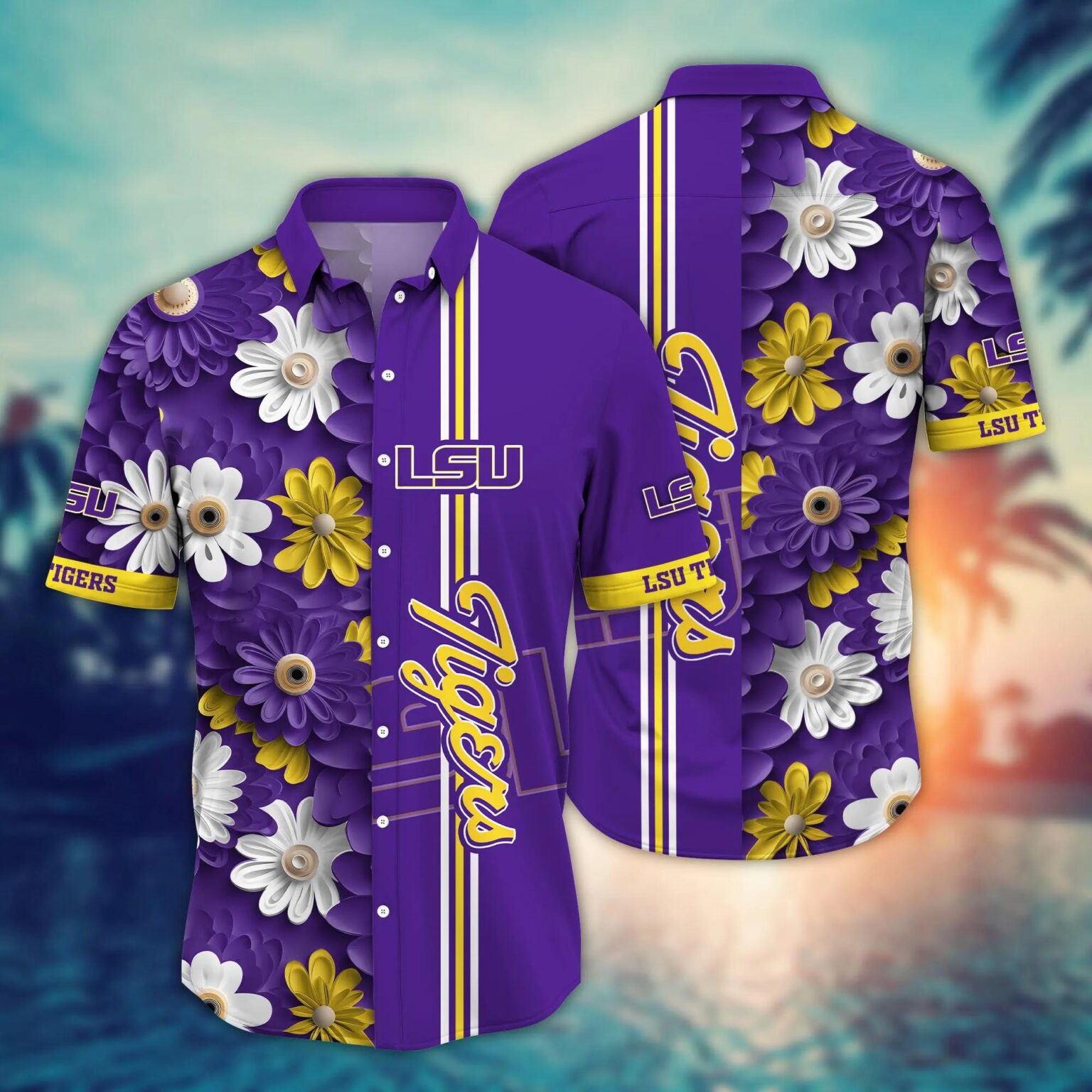 LSU Tigers NCAA Hawaiian Shirt 3 1