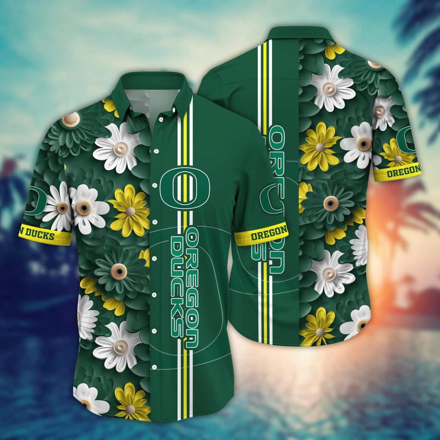 Oregon Ducks NCAA Hawaiian Shirt 2 1