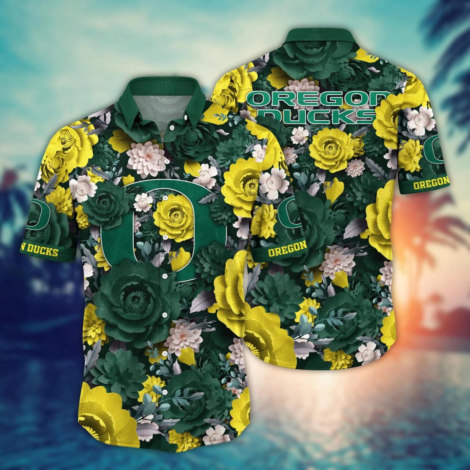 Oregon Ducks NCAA Hawaiian Shirt 3 1