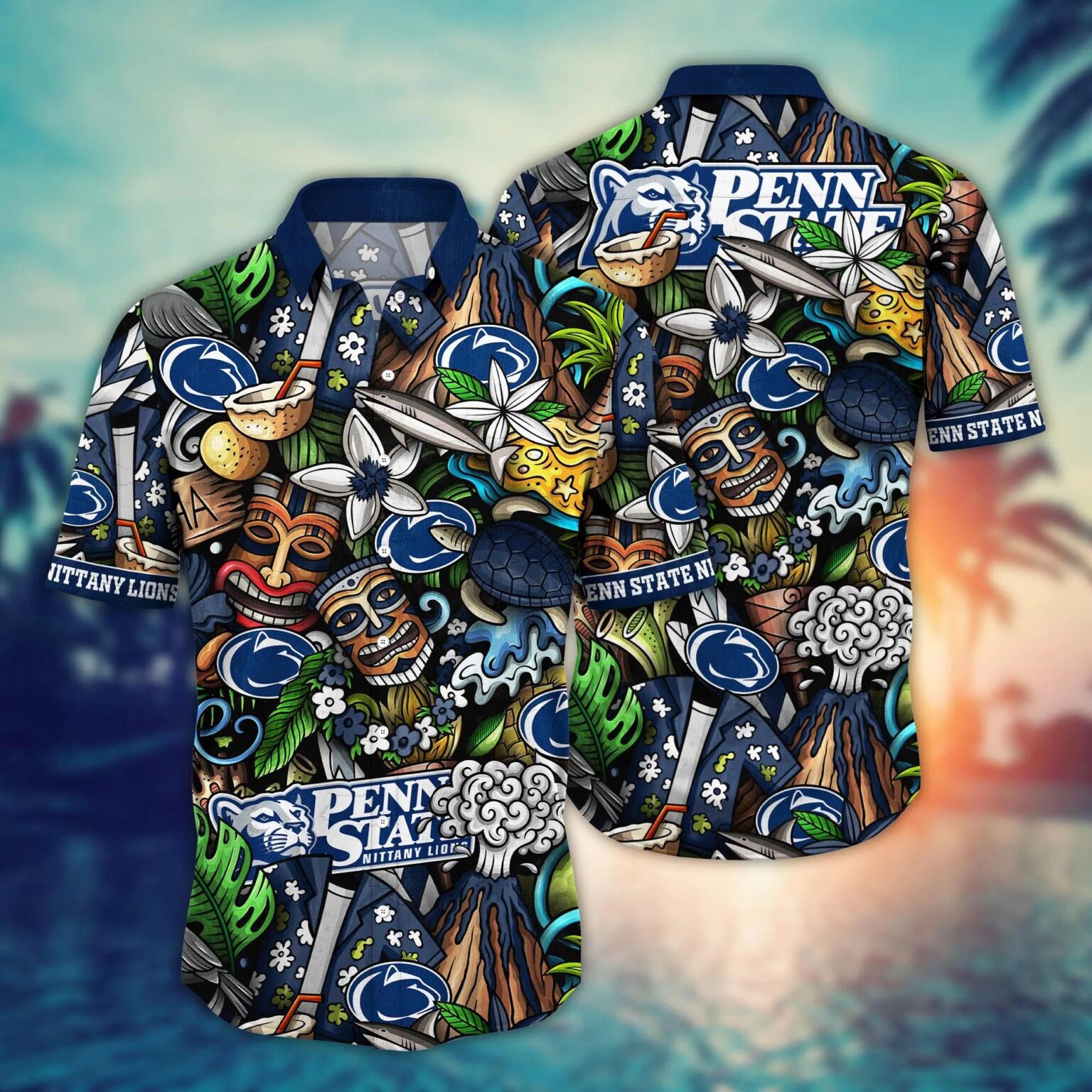 Penn State Nittany Lions NCAA Hawaiian Shirt 1 1