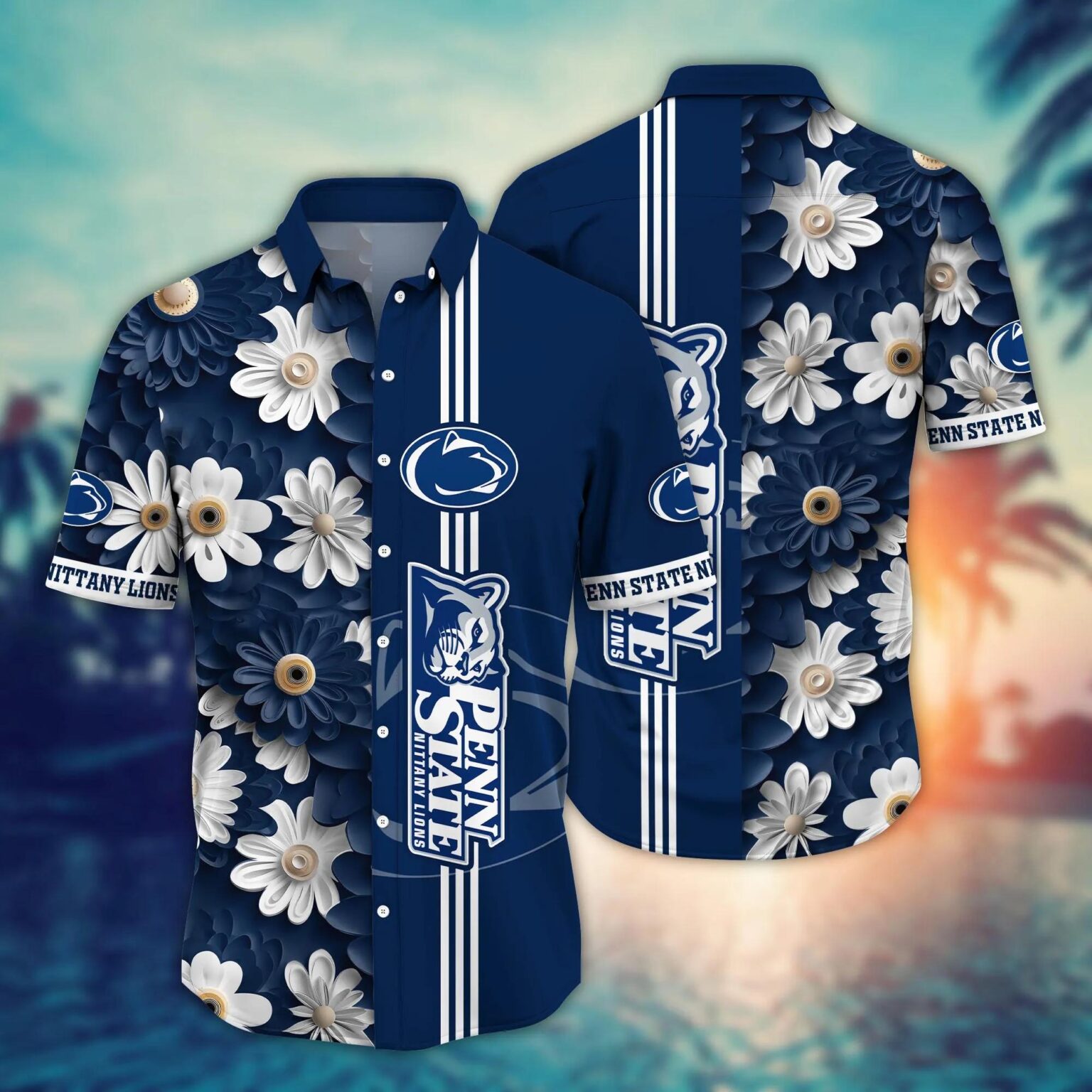 Penn State Nittany Lions NCAA Hawaiian Shirt 2 1