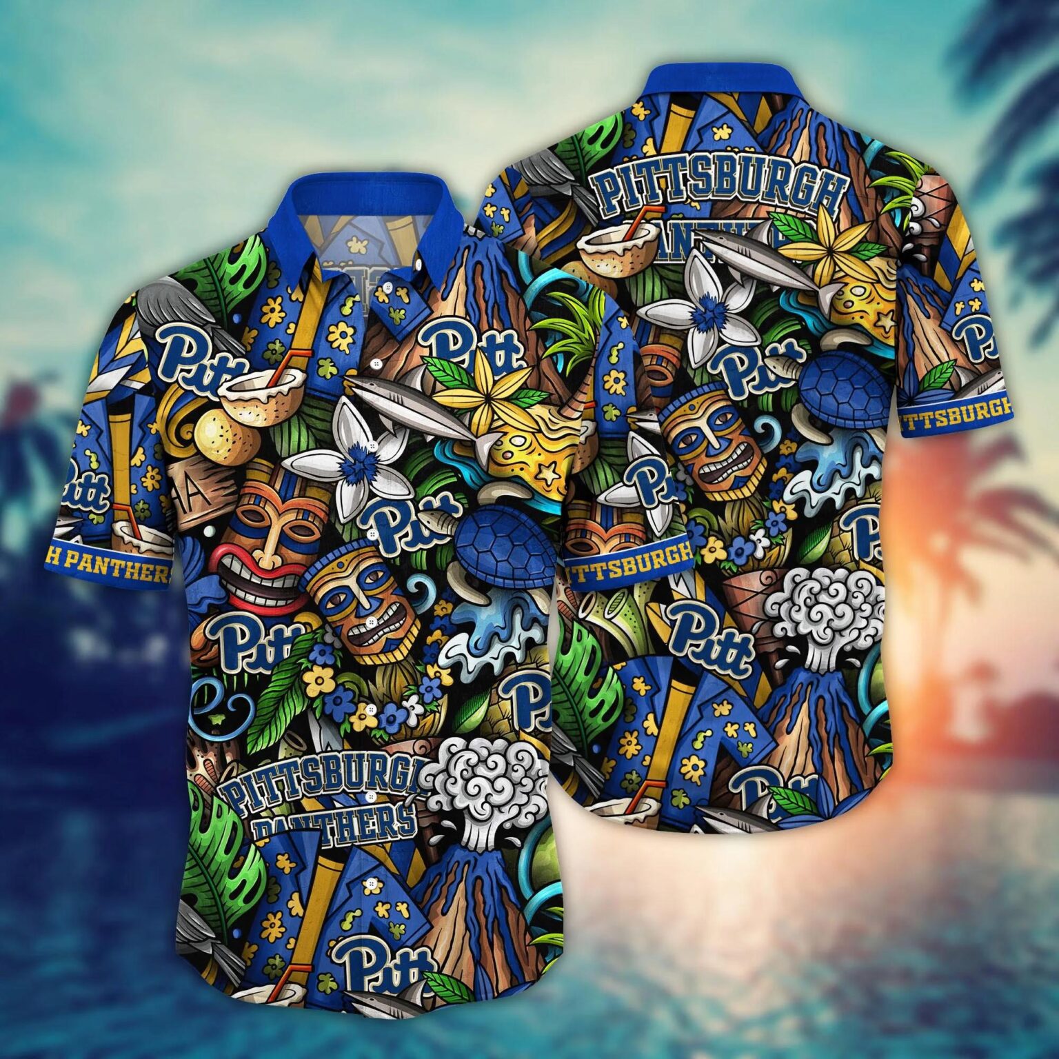 Pittsburgh Panthers NCAA Hawaiian Shirt 1 1