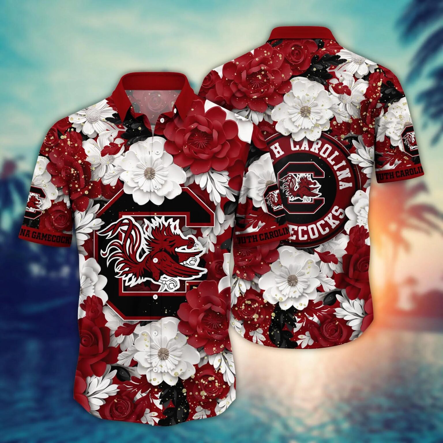 South Carolina Gamecocks NCAA Hawaiian Shirt 2