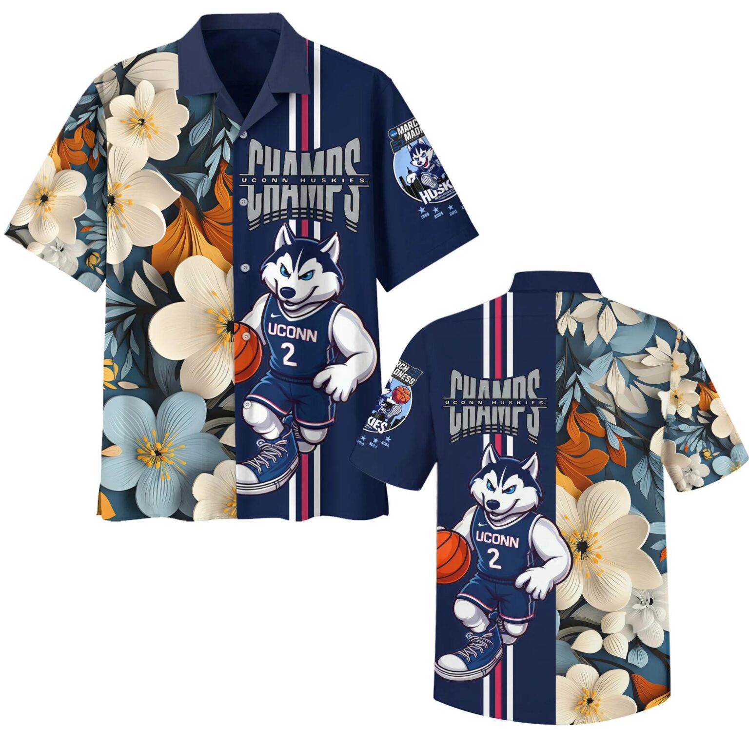 UConn Huskies NCAA Hawaiian Shirt 1 1