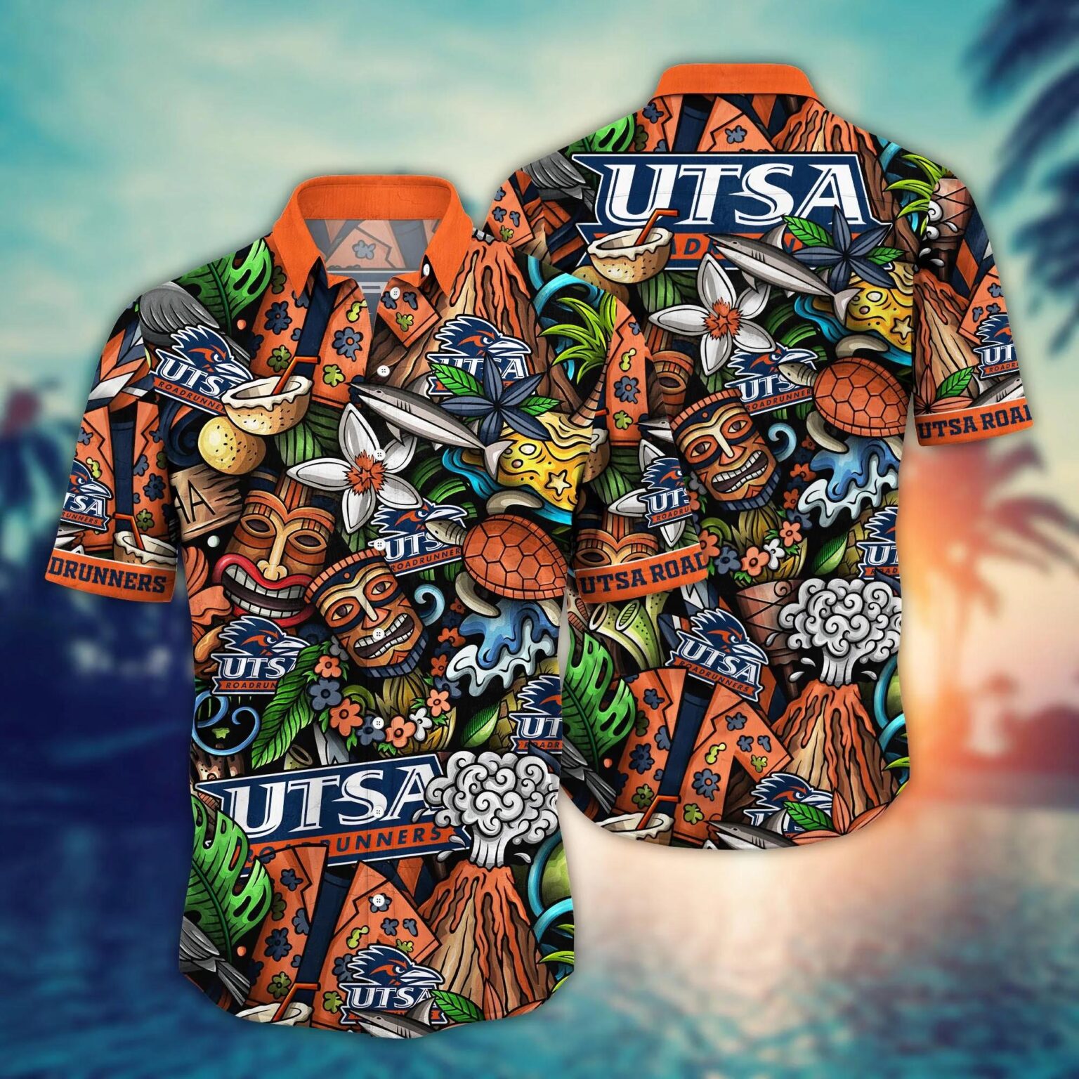UTSA Roadrunners NCAA Hawaiian Shirt 1 1