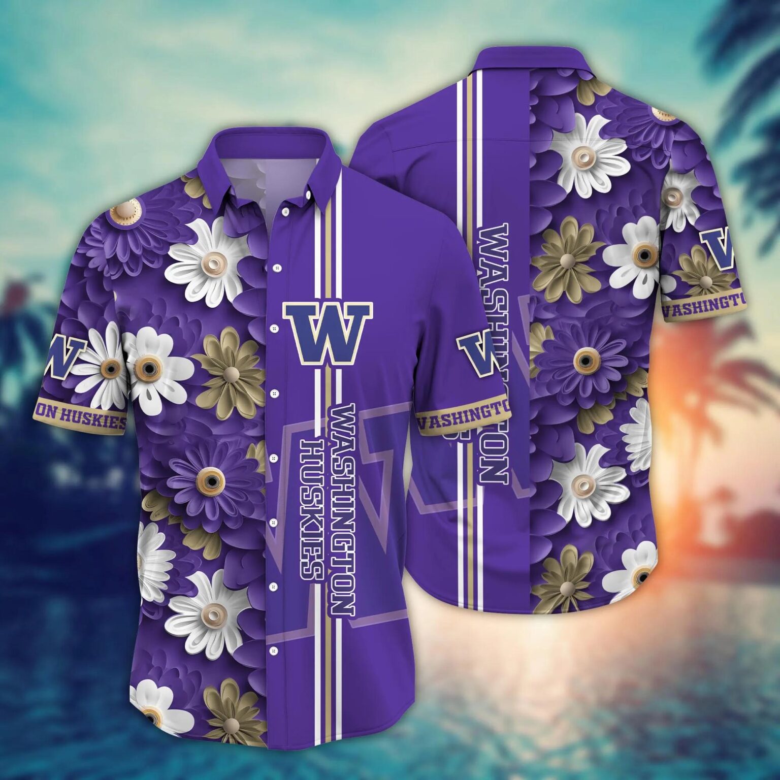 Washington Huskies NCAA Hawaiian Shirt 2 1
