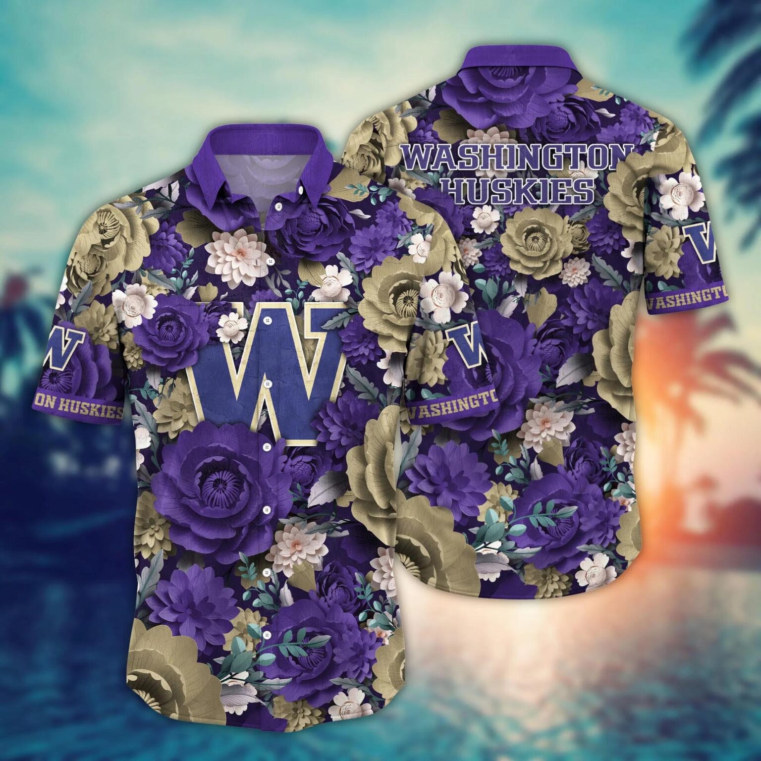 Washington Huskies NCAA Hawaiian Shirt 3 1