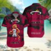 Miami Heat Personalized Hawaiian Shirt – Custom Name, NBA Hawaiian Shirt