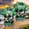 Milwaukee Bucks Aloha Shirt, NBA Hawaiian Shirt
