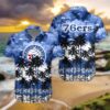 Philadelphia 76ers Aloha Shirt, NBA Hawaiian Shirt