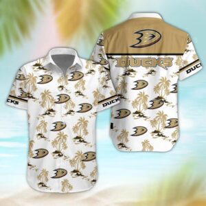 Anaheim Ducks Aloha Shirt, NHL Hawaiian Shirt