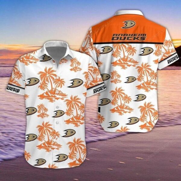 Anaheim Ducks Hawaiian Shirt 4, NHL Hawaiian Shirt