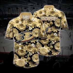 Anaheim Hockey Hawaiian Shirt, Ducks Hawaiian Shirt, Ice Hockey Hawaiian Shirt 10, NHL Hawaiian Shirt