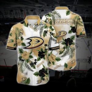 Anaheim Hockey Hawaiian Shirt, Ducks Hawaiian Shirt, Ice Hockey Hawaiian Shirt 16, NHL Hawaiian Shirt