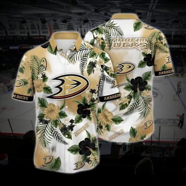 Anaheim Hockey Hawaiian Shirt, Ducks Hawaiian Shirt, Ice Hockey Hawaiian Shirt 16, NHL Hawaiian Shirt