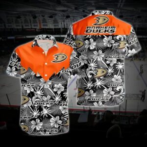 Anaheim Hockey Hawaiian Shirt, Ducks Hawaiian Shirt, Ice Hockey Hawaiian Shirt 21, NHL Hawaiian Shirt