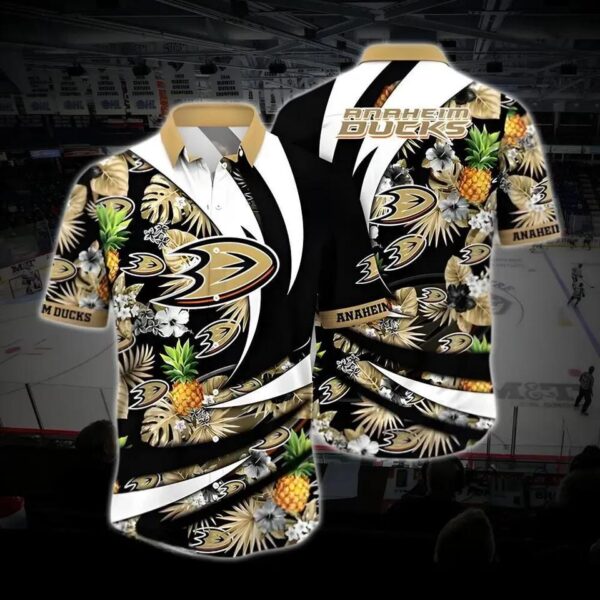 Anaheim Hockey Hawaiian Shirt, Ducks Hawaiian Shirt, Ice Hockey Hawaiian Shirt 24, NHL Hawaiian Shirt
