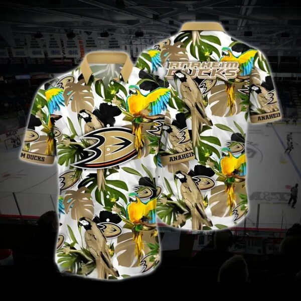 Anaheim Hockey Hawaiian Shirt, Ducks Hawaiian Shirt, Ice Hockey Hawaiian Shirt 6, NHL Hawaiian Shirt